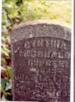 The Grave Marker of Cynthia McDonald Dupree, the great, great, great grandmother of John La Tour