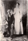 Daniel Ivy Dupree and Gertrude Viginia Orr on their Wedding Day.  These are Cindy Dupree Coffee's paternal grandparents.